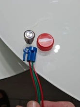 Switch Locking-Latching Momentary Self-Reset Push-Button Metal 16mm Blue 22mm 19mm Short-Pins