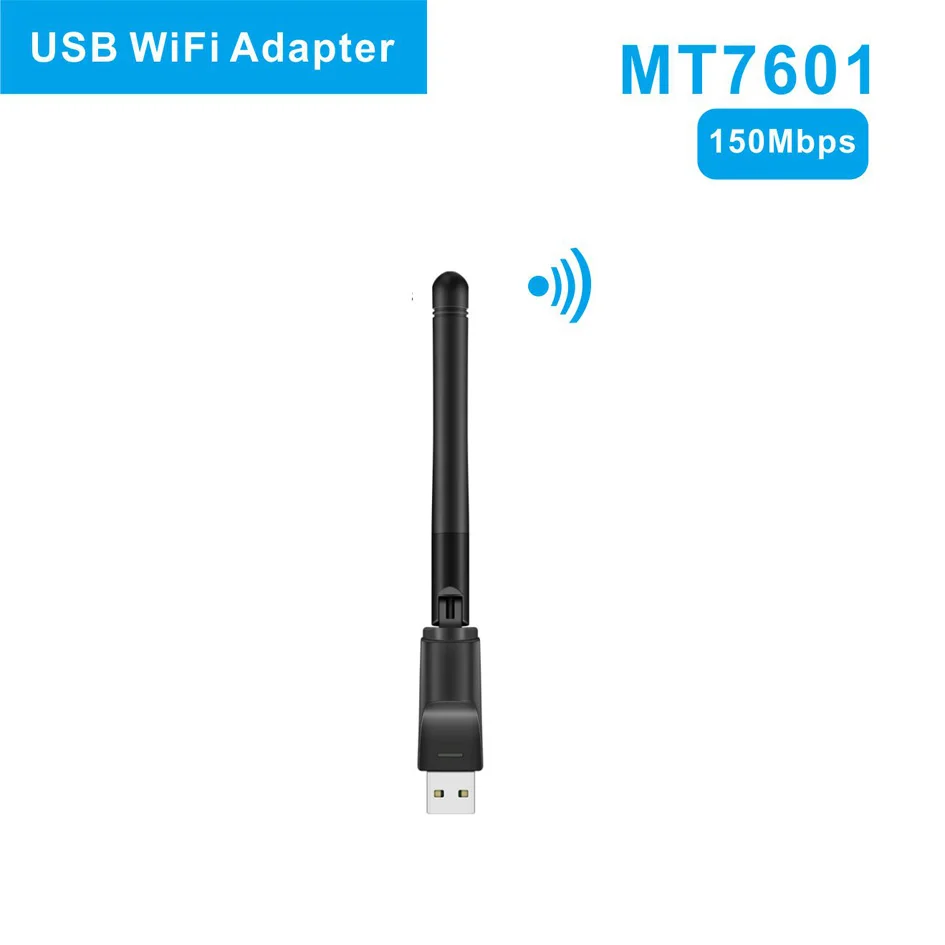 

WiFi Adapter Antenna MTK 7601 USB Wifi 150Mbps Wireless Network Card Mini USB 2.0 PC LAN Wi-Fi Receiver Dongle 802.11 b/g/n