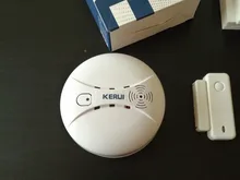 KERUI-Detector de humo inalámbrico de alta calidad, 5 uds., Sensor de protección contra incendios para tienda de almacén en casa, sistema de alarma de seguridad GSM WIFI