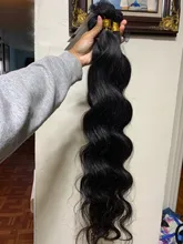 Melodie 28 30 32 pulgadas onda del cuerpo mechones con cierre brasileño de la Virgen del pelo humano Frontal agua mechones y 4X4 cierre