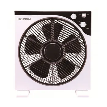 

Hyundai hyvbf30lux black and white floor fan box fan 30cm