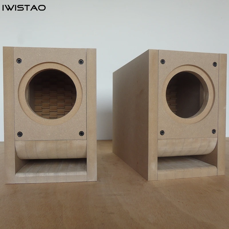 IWISTAO HIFI Speaker Empty Cabinet Kit Labyrinth