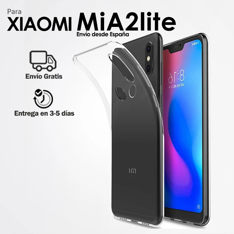 Cassa Del Gel Di Tpu Custodia In Silicone Per Il Mobile Xiaomi Mi A2 Lite Redmi 6 Pro Posteriore Della Copertura Trasparente Ultra Sottile Morbido Per