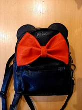 Mochila pequeña de cuero PU para mujer, Mini bolsa femenina, mochila agradable arco chicas adolescentes, bolso bandolera escolar, novedad de 2020