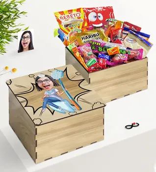 

Tailor-made In Wooden Box Lady Dentist Caricature Of Nostalgic Lezzetler Gift Seti-2