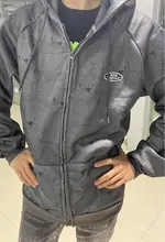 Sudadera con capucha para mujer, de dibujos animados, de oso, primavera y verano, con cremallera, moda coreana, 12345-Lillte