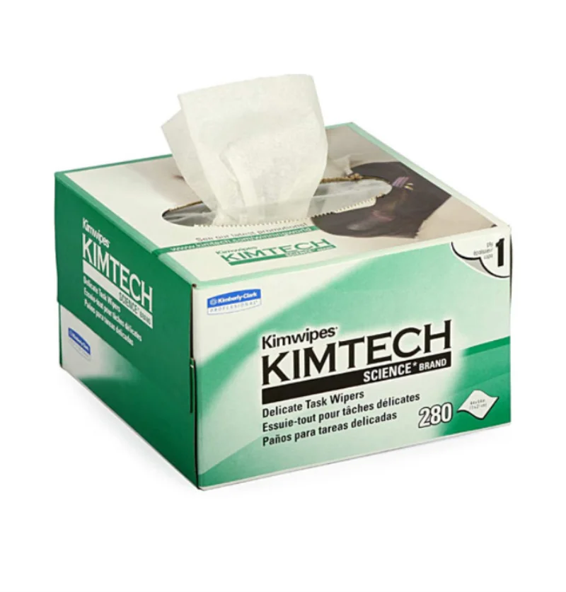 Поддержка FiberCleaningTool Kimwipes dustfreepaper280 шт/коробка деликатные Стеклоочистители