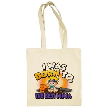 

Cloth bag I was born to be the best ninja parody Baby Naruto