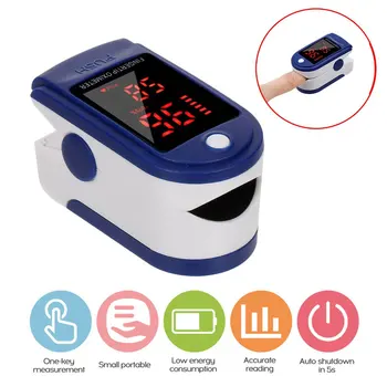 Medical Digital Finger Oximeter Pulse Oximeter TFT Screen Finger Clip SPO2 PR Heart Rate Monitor Blood Oxygen Saturation Monitor 1