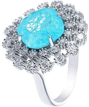 

Jay VI ring with glass and cubic zirconia