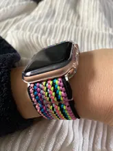 Protector funda para reloj para Apple Watch/5/4/3/2/1 40mm 44mm cero suave de silicona casos para iWatch serie 42mm 38mm