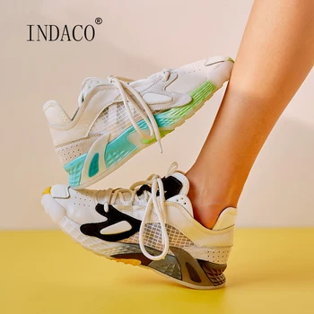 

Summer Sneakers Women 2020 Leather Women Sneakers Fashion Woman Casual Shoes 3.5cm