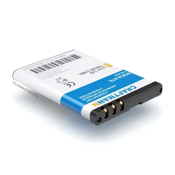 

Craftmann Battery (Li-ion, 700mAh) for NOKIA 2630/2660/2760/5000/6111/7370/7373/N76, PRISM 7070/7500 (BL-4B)