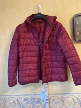 Chaqueta ultraligera con capucha de plumón de pato blanco para mujer, abrigo cálido de manga larga, Parka para mujer, prendas de vestir portátiles sólidas, Invierno 90%