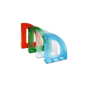 

Magazine rack e803 green transparent modulates leonardiFELLOWES3.54