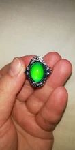 Vintage Color Retro cambio anillo Oval emoción sentimiento cambiante anillo de Control de temperatura de Color anillos para las mujeres