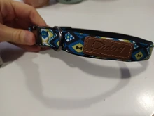 Collar de nailon personalizado para perros pequeños, medianos y grandes, con estampado colorido, correa para caminar