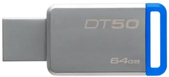 

KINGSTON PENDRIVE 64GB DT50 BLUE