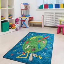 Круглый коврик для ванной в Antdecor форме с загадкой 4" 100 см