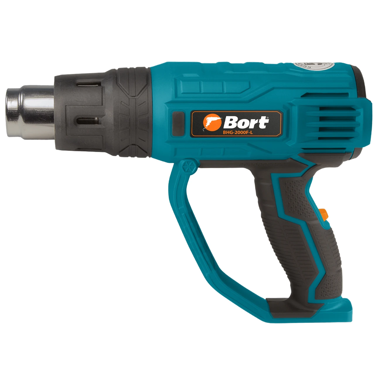 Фен технический Bort BHG-2000F-L (мощность 2000 Вт, 3 режима работы, LED дисплей)