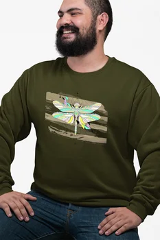 

Angemiel Wear Colorful Water Fly Green Men 'S Sweatshirt