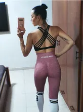 Sujetador deportivo para mujer, ropa interior de realce sin aros, con relleno, entrecruzado, tirantes, para correr, entrenamiento de gimnasia, Yoga, Tops cortos