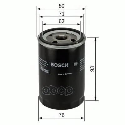 Фильтр Масляный 0451103337 Bosch арт. 0451103337