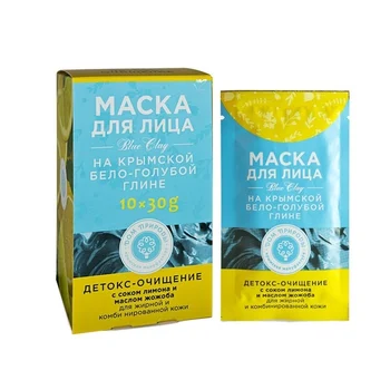

House of nature mask based on Crimean white and blue clay "detox-cleansing" for Ji