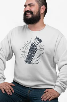 

Angemiel Wear Follow Your Arrow White Men 'S Sweatshirt