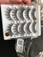 Pestañas postizas suaves 3D, pestañas largas y gruesas finas tupidas, hechas a mano, suaves, maquillaje para pestañas, herramientas de extensión, 5 pares