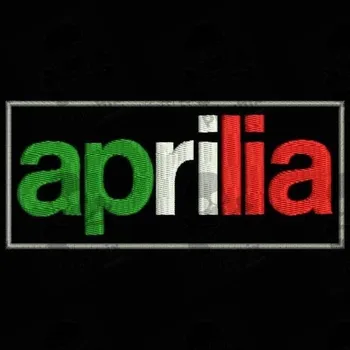

APRILIA LOGO PARCHE BORDADO, iron patch, gestickter patch, patch brode, remendo bordado, toppa ricamata
