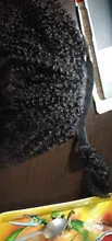 Cola de Caballo Afro rizada, cabello humano, Maxine 4B 4C, extensiones de coleta rizada, Clip en cordón, Coleta, moño
