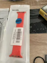 Correa de silicona trenzada elástica para Apple watch, correa de 44mm, 40mm, 38mm y 42mm para iWatch series 6, 5, 4, 3 se