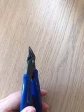 1 Uds azul de lado cizalla cortadora Clipper de cordón Alicates para alambre de joyería herramientas de alicates, herramientas y equipo