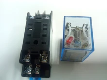 Relay-Switch Coil LED Generalelectromagnetic 110V 220V 12V Withsocket-Base HH52P Dpdtminiature