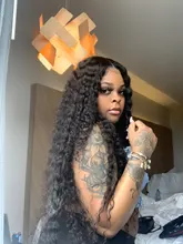 8-28 30 40 pulgadas paquetes de ondas profundas con cierre de pelo brasileño rizado 100% humano onda de agua 3 4 paquetes de tejido y cierre de encaje