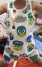 Chaleco de algodón sin mangas para niños, pijama de niño, pijamas de unicornio, ropa de dormir de verano para niñas