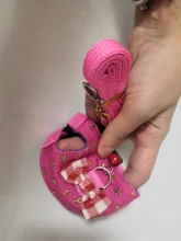 Hamster Rabbit Harness Leash Set For Ferret Guinea Pig Small Pet Chest Strap