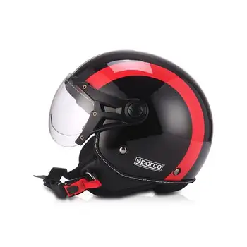 

SPC93461NGR motorcycle helmet 501 black/red size M. SPARCO®