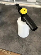 Generador de espuma de jabón para coche Karcher K2 K3 K4 K5 K6 K7, arandelas de alta presión, boquilla de pulverizador ajustable, herramienta de lanza de espuma para nieve de 750ML