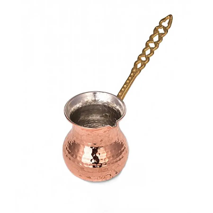 

WONDERFULL AMAZİNG 100% pure Copper Eylul Coffee pot extra large size Vintage brass handle non-stick original man