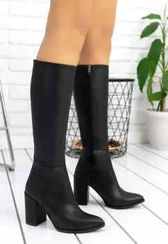 

Satisfied Fashion Siyah Cilt Çizme