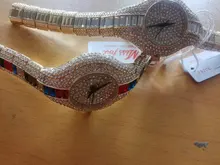 MISSFOX-reloj pequeño de 30mm para mujer, resistente al agua, de lujo, Ar, pulseras de Metal con diamantes de imitación Bu, relojes Chinos Baratos