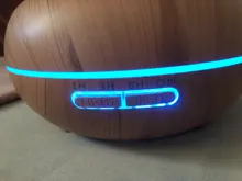 Essential-Oil-Diffuser Air-Humidifier Led-Lights Wood-Grain-Aroma-Diffuser Ultrasonic