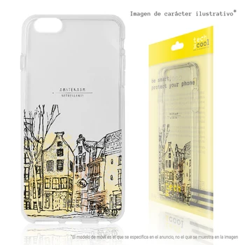 

FunnyTech®Stand case for Meizu Silicone Mx6 Amsterdam town fund transparent