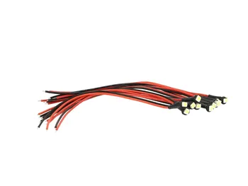 

10 PCs Micro Mini Led lamp with 24V Smd 3528 yellow color wire lights for outfitting truck boat