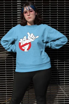 

Angemiel Wear Ghostbusters Blue Women Sweatshirts