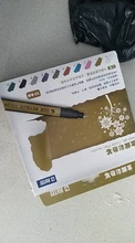 Rotuladores metalizados para escritura, bolígrafos artísticos de tinta permanente, apto en papel, piedra, vidrio, pared, 10 unidades/lote