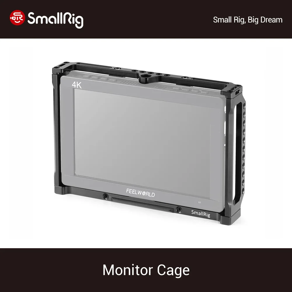 

SmallRig 7"Monitor Protective Cage for Feelworld T7/703/703S/F7S Form Fitting Monitor Cage With Nato Rail - 2233