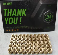 Insert-Nut Embedded-Nuts Injection-Molding-Knurl Metric-Thread M4 Pure-Copper M6 Brass